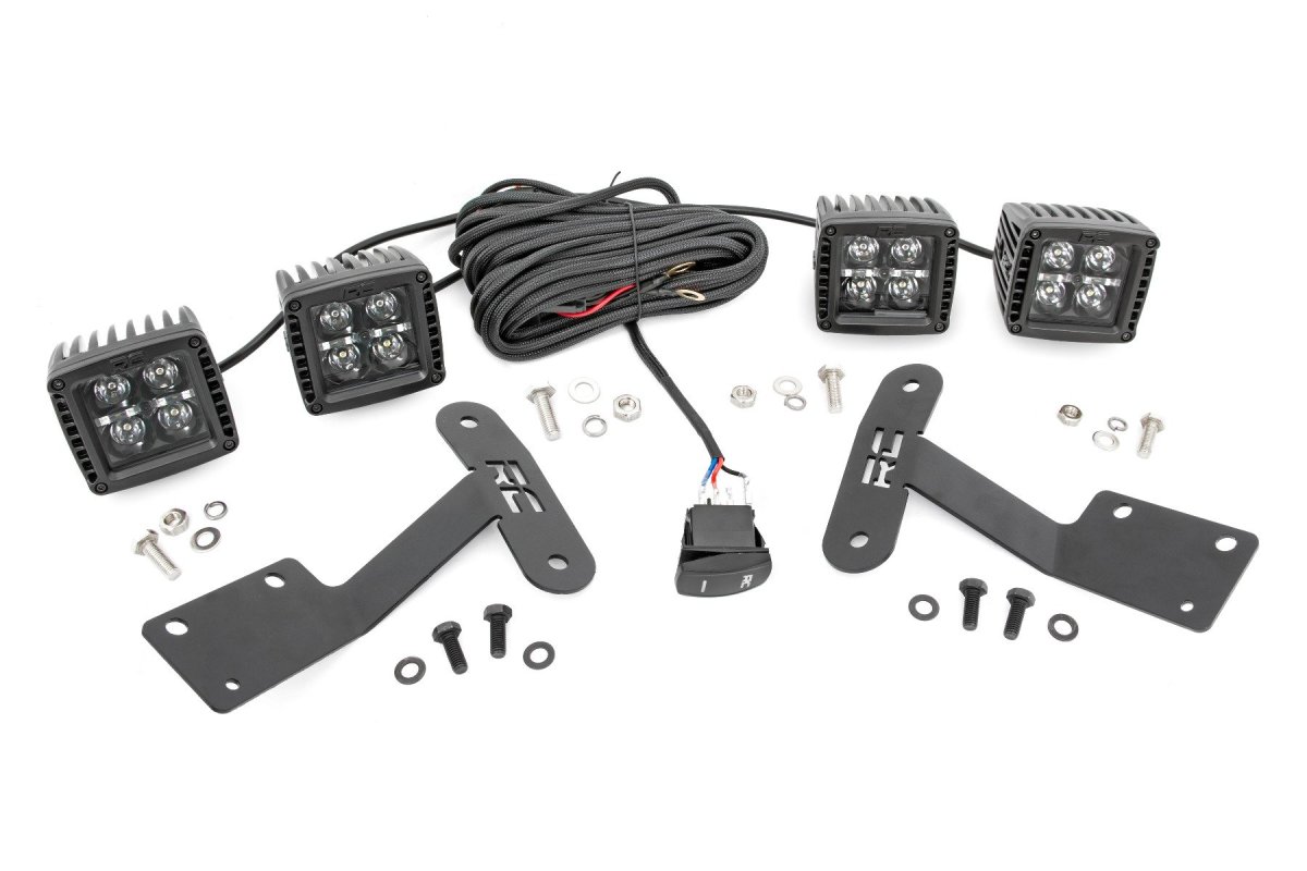 Toyota Tundra LED Light Kit - Ditch Mount - Rough Country - Dual 2